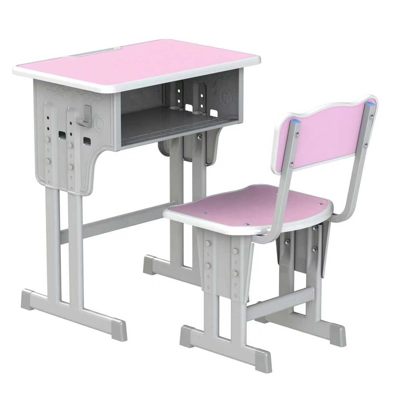 Bureau et chaise - Rose