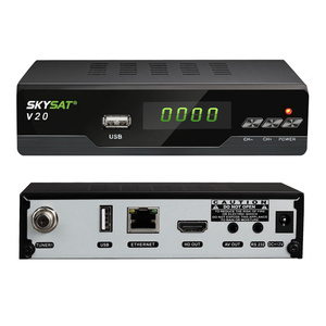 ตัวถอดรหัส CCCam ที่ดีที่สุด H.265 HEVC SKY SAT V20รองรับ LAN USB WiFi Cline Newcamd M3U Xtream IPTV Box - Product Image 2