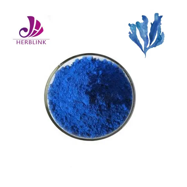 Pigmento azul natural, polvo de ficocianina, extracto de espirulina, ficocianina E18