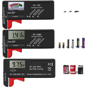 BT-168แบตเตอรี่แบบปุ่มสากล/aaaa/c/d/ 9V/1.5V ตัววัดรหัสแบตเตอรี่บ่งบอกถึงตัวตรวจสอบโวลต์ BT168พลังงาน - Product Image 5