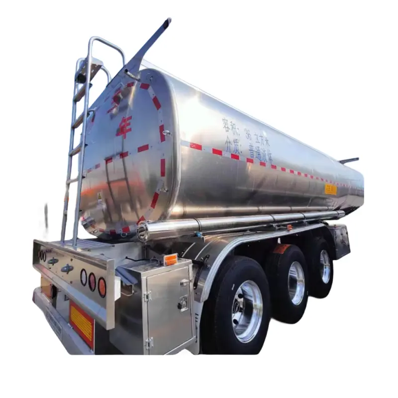 液体酸素タンクセミトレーラー輸送ガソリン酸タンクトラックトレーラー