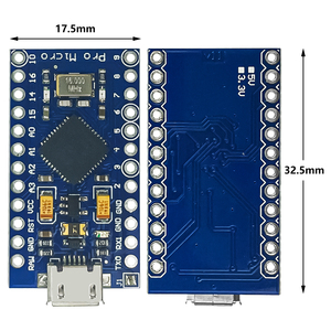 Pro Micro ATmega32U4 5V/16MHz Placa de desarrollo de un solo chip Mini módulo MCU