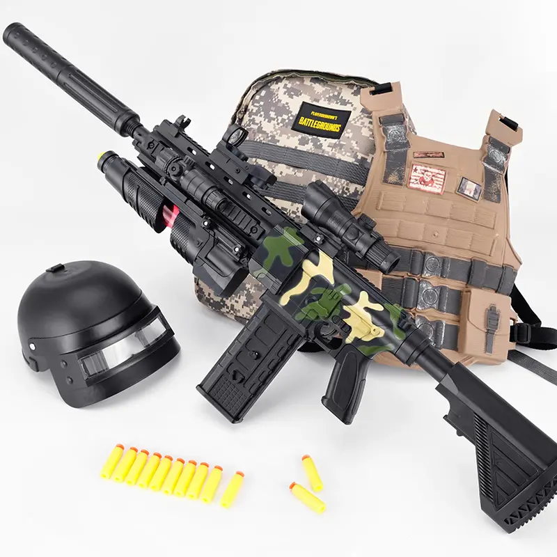 नई मॉडल खोल इंजेक्शन नरम गोली बंदूक खिलौना क्रिसमस उपहार थोक सैन्य सेना बंदूक मॉडल खिलौना