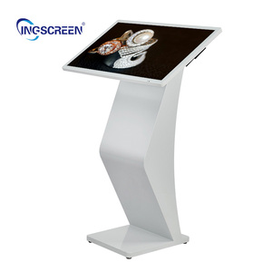 Ingscreen Slimline Indoor Advertising <strong>LCD</strong> <strong>Display</strong> Kiosk 43 55 65 75 Inch Touch Screen for Shopping Mall IP65 Animation <strong>Function</strong> - Product Image 1