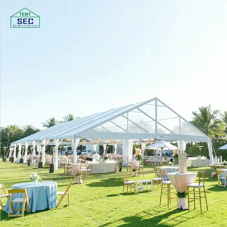 2023 Factory price tents for events wedding party clear transparent wedding marquee tent 200 500 people