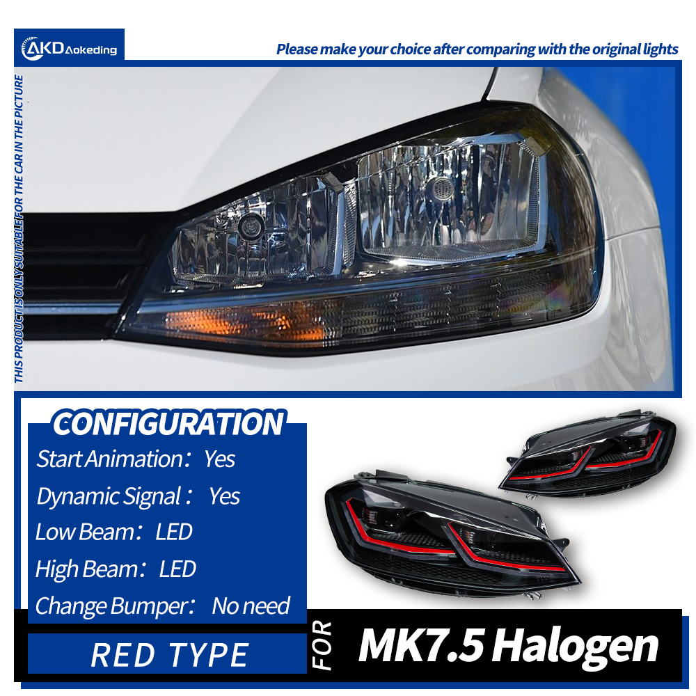 Golf 7.5 Rosso