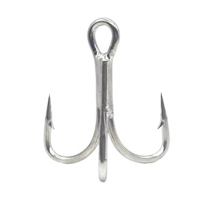 Ba móng vuốt đậm sắc nét chống gỉ gai cá móc thu hút mồi năm lần tăng cường 6018-5x thiết kế ba móc - Product Image 3