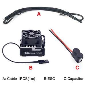 Rocket TS160V2 Pro 160A ESC Sensored Brushless Motor 2-3S Speed Controller Programmer <strong>Card</strong> For 1/10 1/12 RC Car V4S V5R Motor - Product Image 3