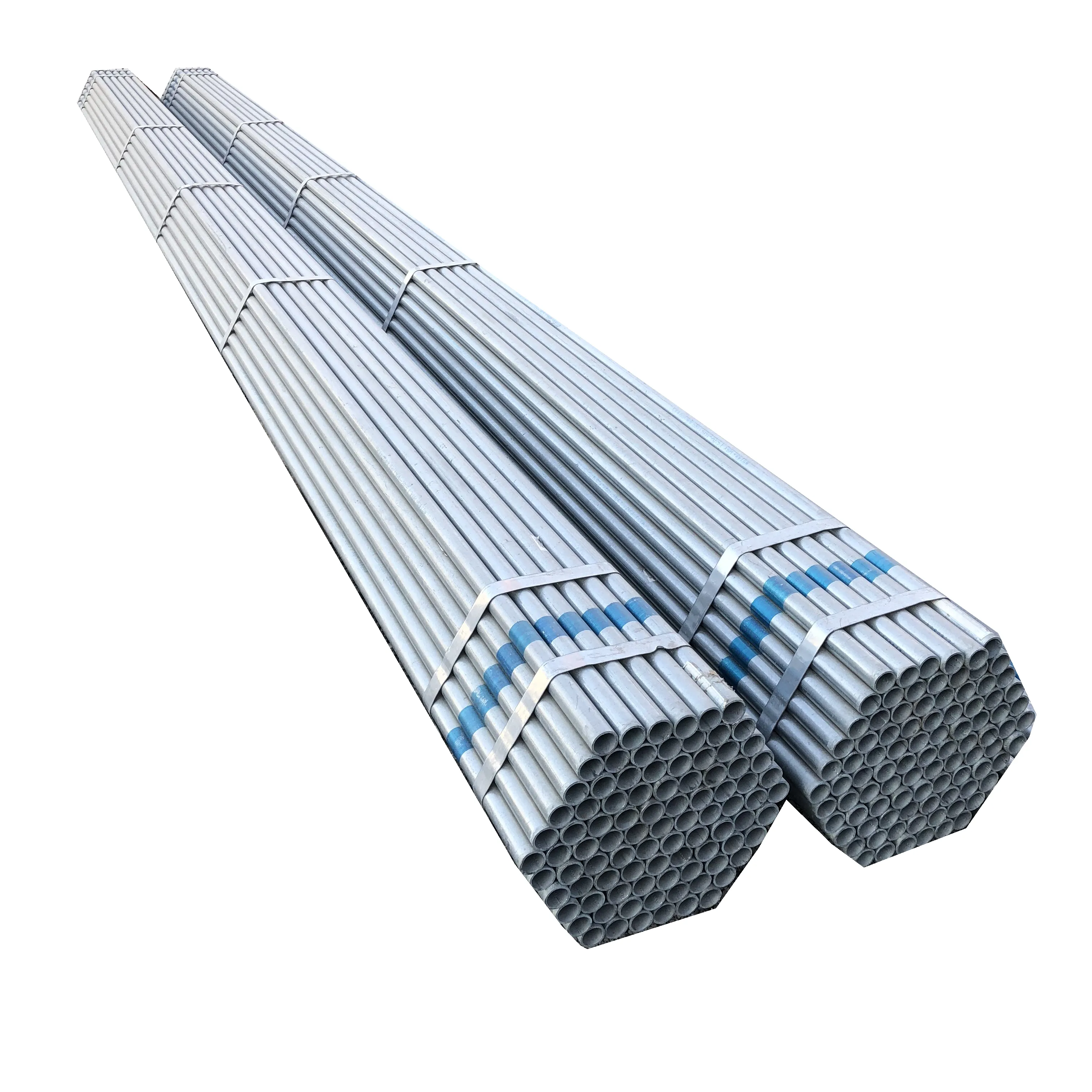 Tubo d'acciaio galvanizzato dell'armatura del tubo tondo immerso caldo gi galvan tubo d'acciaio per la costruzione del tubo d'acciaio pre galvanizzato ASTM