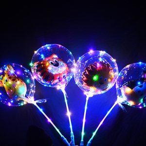 ลูกโป่งโบโบ้ LED ขนาด18นิ้ว,ลูกโป่งสตริงกลมใสพร้อมตัวการ์ตูนสำหรับตกแต่งงานปาร์ตี้ทรงกลมทรงกลมทรงกลมสำหรับเด็ก - Product Image 6