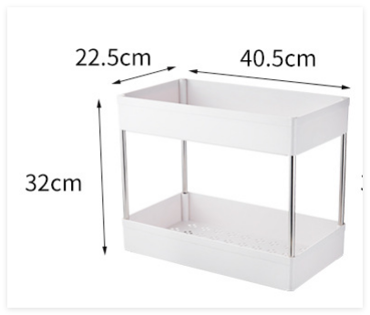 Modèle blanc à 2 couches de large