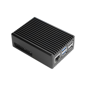 Raspberry Pi 5 carcasa de refrigeración pasiva de aluminio disipador de calor Carcasa protectora para Raspberry Pi 5 4GB/8GB Placa de desarrollo