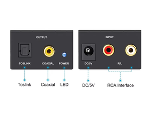 Convert Analog Signals to HDMICoaxial Premium Digital Audio Adapter with Optical <strong>Output</strong> - Product Image 4