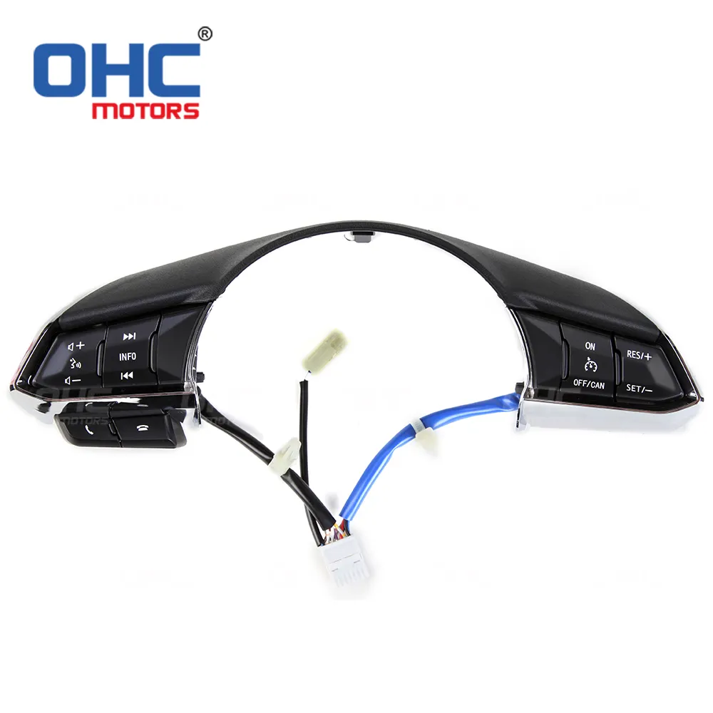 Interruptor de controle remoto de volante, compatível com mazda3 axela cx 4 5 cx5 cx4 2017 +, interruptores de áudio para volante de carro