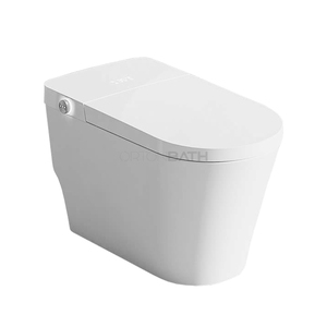 Ortonbaths พร้อมโถสุขภัณฑ์แบบบิวด้าในตัวโถสุขภัณฑ์แบบโมเดิร์นแบบเท้าสัมผัสพร้อมโถชักโครกอัตโนมัติโถสุขภัณฑ์อัจฉริยะแบบยาว - Product Image 4