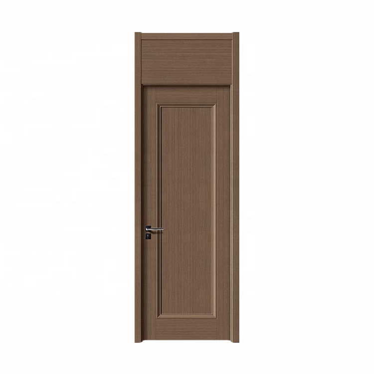 wholesale price simple design Melamine board pvc Interior wooden laminated door or Sliding tempered glass door