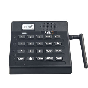 KSUN-sistema de intercomunicación inalámbrico Q25, walkie-talkie multifunción de 2 vías para casa, oficina, apartamento, Hotel, escuela