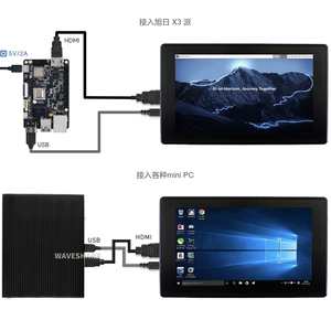 Lampone industriale 7 pollici Touch Screen Monitor lampone Pi finestre 11 pz Jetson Nano Plug Play 5 punto Jack Audio capacitivo - Product Image 6