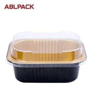 ABLPACK sıcak satış alüminyum folyo pişirme tavaları alüminyum folyo tepsi kek pişirme kek kutusu için alüminyum pişirme yemekleri ve tavalar
