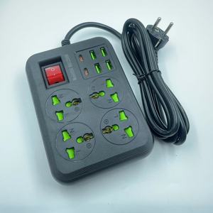带usb 2m粗体扩展的电源板4路插座电源插座 - Product Image 5