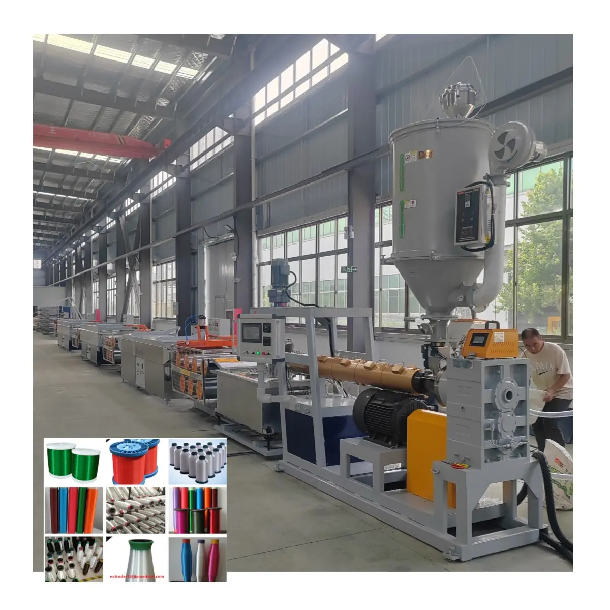 pp filament making machine/ monofilament yarn extrusion machine for pp pe nylon pet rope making Extruder