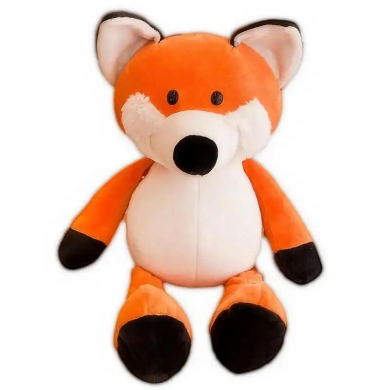 Custom 25cm Cute Animals Fox Plush Toys For Children Kids Sleeping Doll Christmas gift
