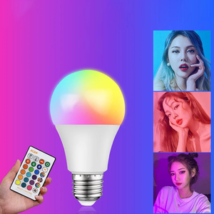 <strong>Led</strong> RGB <strong>Light</strong> E27 Smart Control Lamp Dimmable 15W RGBW <strong>Led</strong> Lamp Colorful Changing Bulb <strong>Led</strong> Lamp - Product Image 2