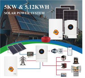带MPPT控制器的10000瓦离网太阳能光伏发电系统壁式套件15KW 25KW锂离子电池存储系统 - Product Image 2