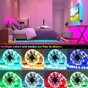 可编程30Leds WS2811 1903 16703 12v可寻址30/48/60/120 Leds/m 5050像素RGB条光魔术色发光二极管条 - Product Image 4