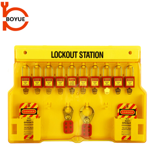 Nhà Máy An Toàn Tagout Tủ PVC 20 Khóa Ổ Khóa Với 60Mm Backset Khóa Trạm Board Kit - Product Image 5