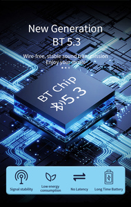 Novo Fone de Ouvido Sem Fio com Graves Potentes, Conectores USB Tipo-C, Canal Estéreo, Dobrável, <span class=keywords><strong>Bluetooth</strong></span> - Product Image 2