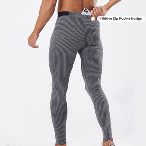 Bán Buôn Tùy Chỉnh Chạy Quần Của Nam Giới Nhanh Chóng Khô Dây Kéo Phòng Tập Thể Dục Quần Nén Trọng Lượng Nhẹ Đàn Hồi Thoáng Khí Tập Thể Dục Xà Cạp - Product Image 6