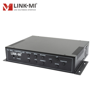 LINK-MI 4 canales pared de vídeo controlador 2x2 1x2 1 3x3x1 4x2x1 3x1 4x1 + HDMI + DVI + VGA + entradas USB 1080P leyenda Zoom función - Product Image 5