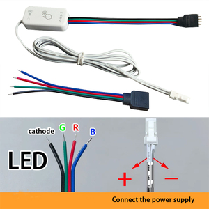 Intelligente RGB sensore di tocco interruttore 7 effetti di luce, ampia tensione DC3.7-24V PWM oscuramento DIY illuminazione domestica - Product Image 5