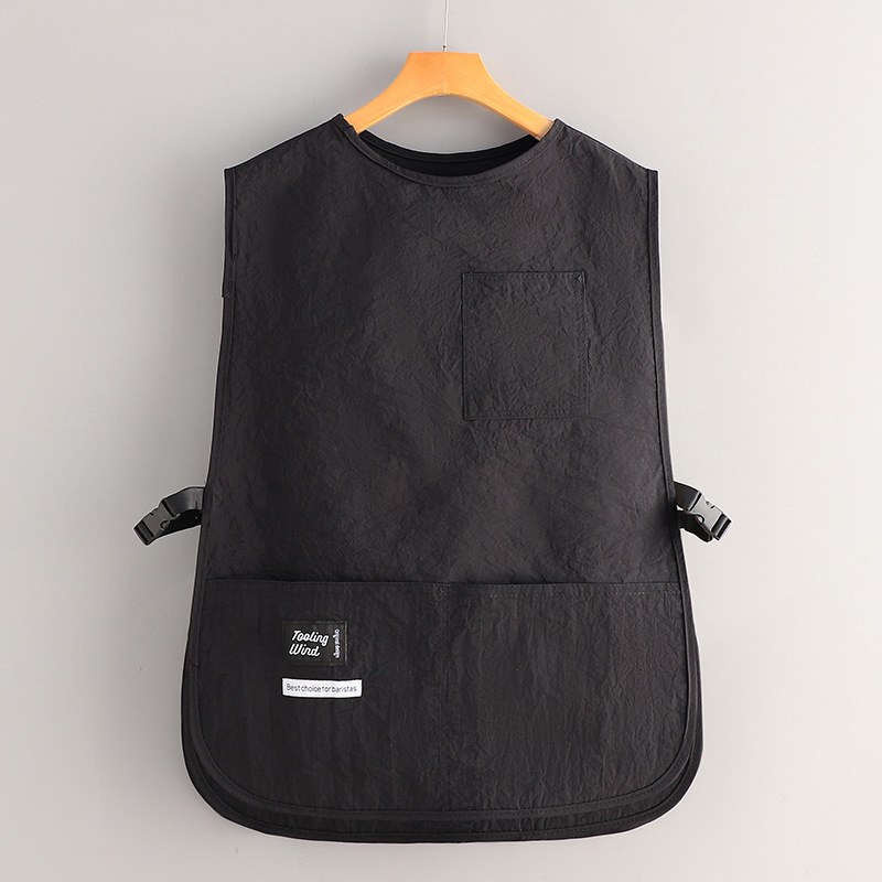Gilet et tablier de travail noirs