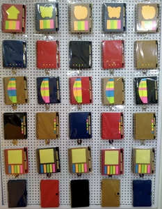 Multi-Functional Pocket Spiral Kraft <strong>Notebook</strong> Novelty Paper <strong>Notepad</strong> with Self-Adhesive Sticky Note and Pen for <strong>Memos</strong> and Notes - Product Image 3