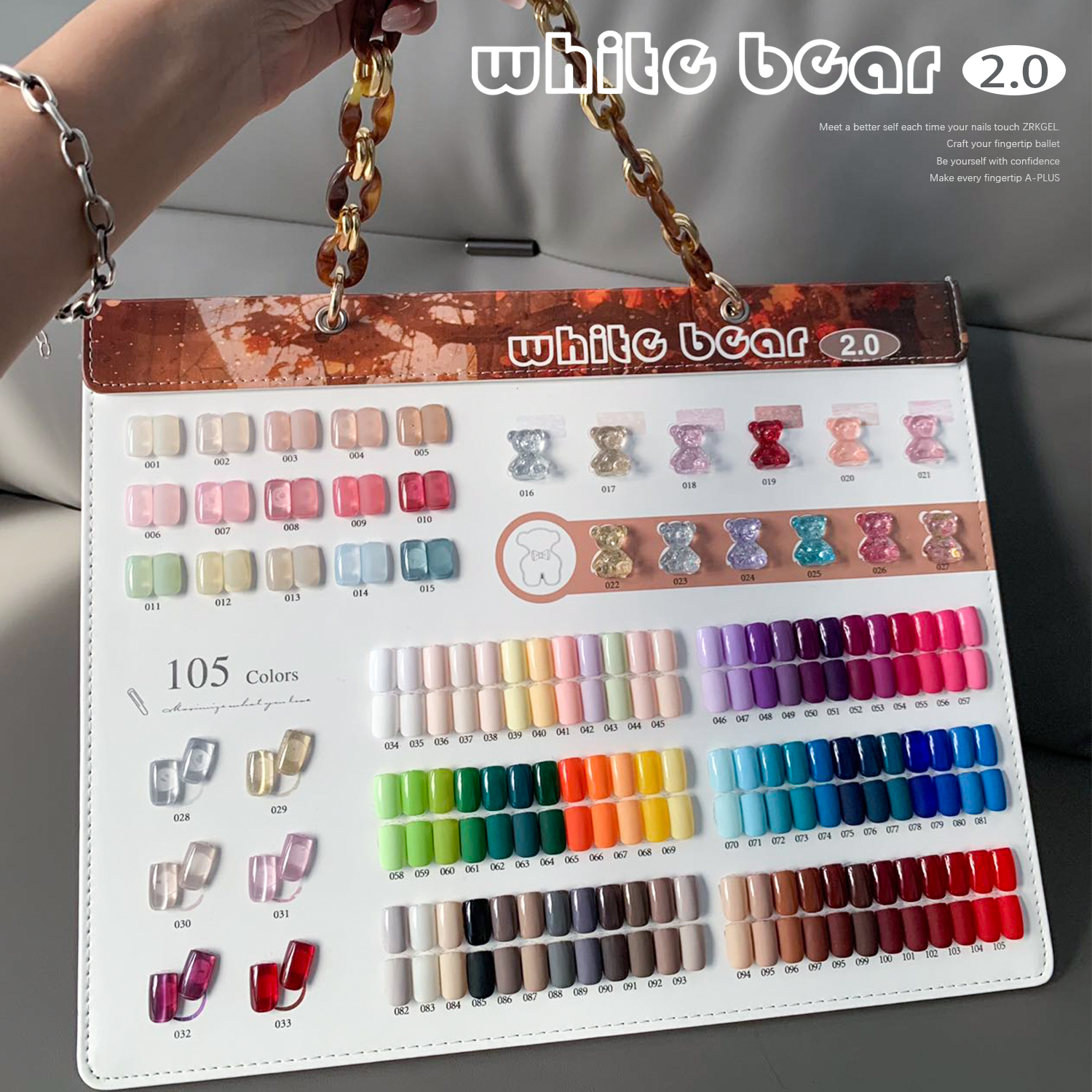 tpo hema free 105 colores esmalte en gel UV