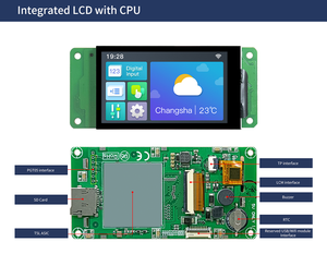 DWIN Pantalla LCD de 3,0 pulgadas 640*360 Panel HMI industrial Pantalla IPS Módulo TFT UART para sistema UPS - Product Image 4