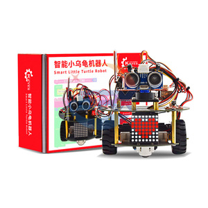 KYI akıllı kaplumbağa öğrenme kiti Arduino Creator eğitim için DIY çok fonksiyonlu programlama robotu