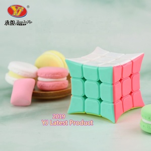 Yongjun האחרון קוביית מלך פינת Jinjiao Macaron צבע צעצועי מקצועי קסם פאזל קוביית 3x3x3