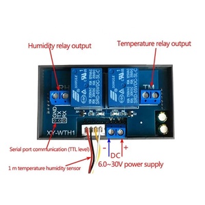XY-WTH1 DC 6-30V 10A regolatore di temperatura dell'umidità digitale termostato igrometro modulo Controller regolatore - Product Image 4