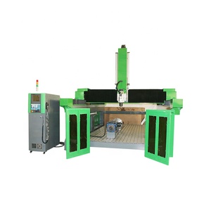 Enrutador CNC Shandong Powertech de 4 ejes de 180 grados de alta calidad barato EPS espuma ATC Syntec Control-con bomba de Motor de engranajes PLC - Product Image 1