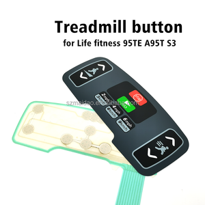 Quick Start Stop <strong>Button</strong> <strong>Keyboard</strong> for Life Fitness 95TE A95T S3 Treadmill Console Panel Membrane <strong>Switch</strong> Tredamill <strong>Button</strong> Parts - Product Image 2