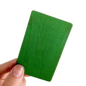 Hochwertige benutzer definierte Handwek naturliche Holz scheiben Karte RFID NFC Bambus boş Visitenkarte schwarze Walnuss Kar