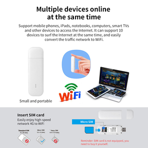 Topleo 4G ağ wifi yönlendirici deneyimi kablosuz sim kart açık yönlendirici mini ups wifi yönlendirici - Product Image 4