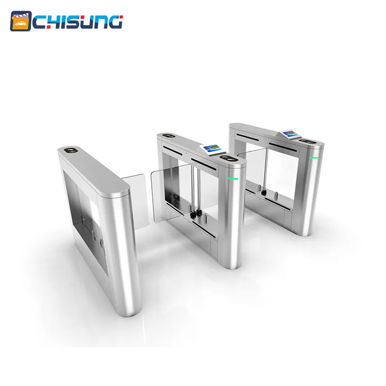 An ninh Swing Gate vân tay turnstile cho hệ thống kiểm soát truy cập