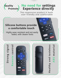 รีโมตควบคุมทีวีอเนกประสงค์สำหรับรีโมทคอนโทรลทีวี roku พร้อมปุ่ม Netflix/สลิง - Product Image 2