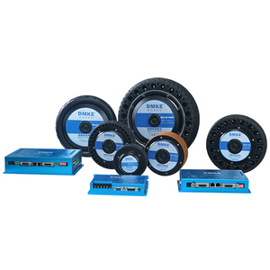 Custom IP65 4 4.5 5.5 6 <strong>8</strong> 10 12 Inch 12 24 36 48 Volt 24V 4096 Wire <strong>Encoder</strong> Electric Wheel Robot Brushless DC Servo Hub Motor - Product Image 1