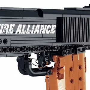 Wholesale Cheap Magnum <strong>Revolver</strong> <strong>B</strong> Toy Gun Brick Toy Military Building Block <strong>Revolver</strong> Assembled Cool Gun Toy for Kids - Product Image 1