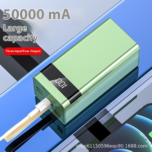 Outdoor Large Capacity 30000mAh Powerbank Four <strong>Output</strong> Three <strong>Input</strong> 50000mA Fast Charging Digital Power Banks Power Station - Product Image 3